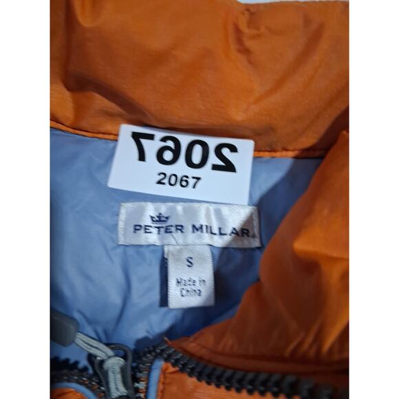 Peter Millar Mens Small Crown Elite Light Down Insulated Golf Prep Puffer Vest - Picture 10 of 14